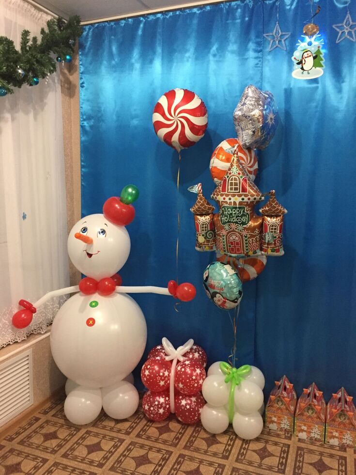 Новогодние Фигуры Из Шаров